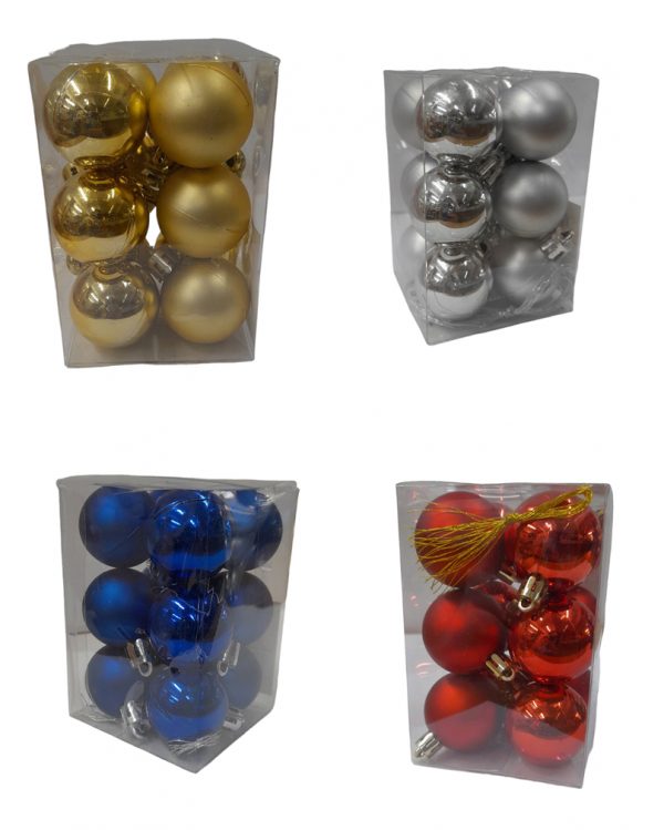 BOLAS NAVIDE?AS X12 EN ESTUCHE ARTN34012AB