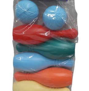 Juego de bolos economico x6 + 2 bolas