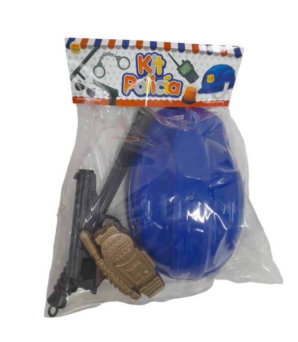 Kit de policia c/casco