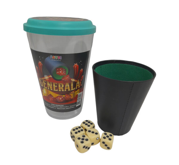 Generala en vaso acrilico