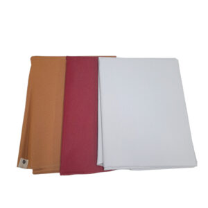 Mantel liso cuerina texturada redondo 140cm