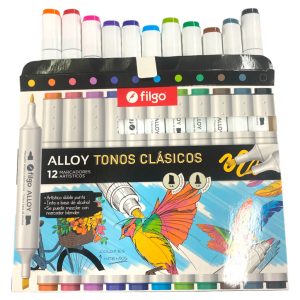 Marcadores artisticos doble punta "Filgo Alloy"