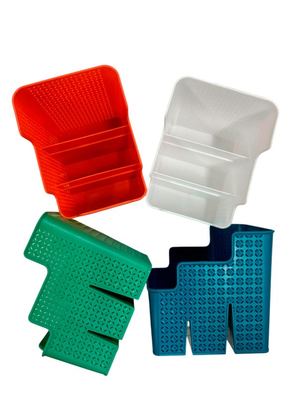 Organizador plastico 3 divisiones