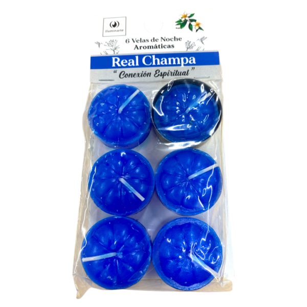 Velas p/hornito x6 aromaticas REAL CHAMPA
