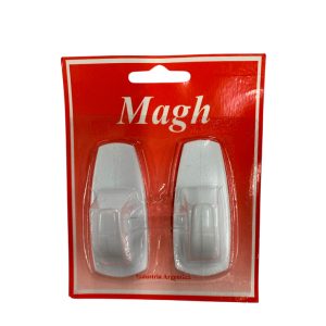 Percha chica +2 mini autoadhesivas