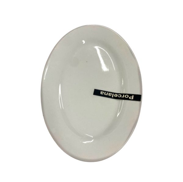 Fuente de porcelana oval 25cm