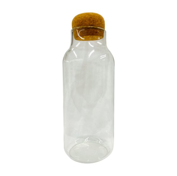 Botella vidrio 1L tapon de corcho