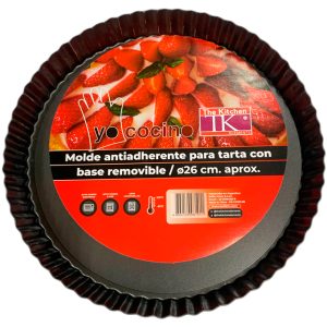 Tartera de teflon acanalada desmontable