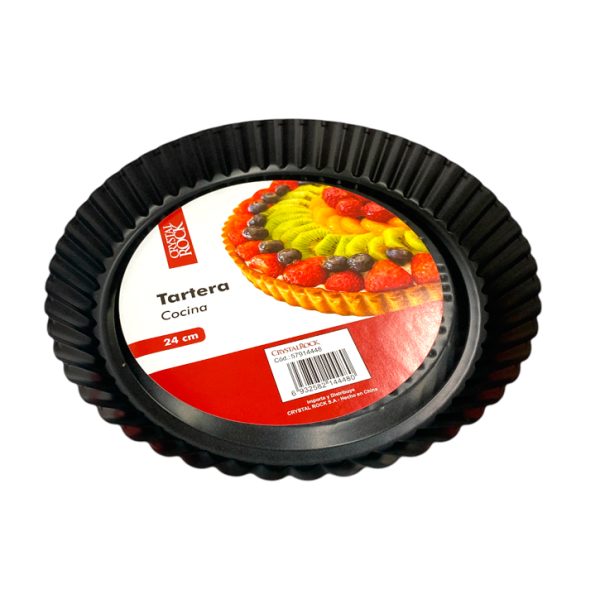 Tartera acanalada de teflon 24cm
