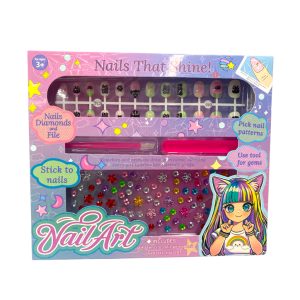 Uñas postizas c/glitter