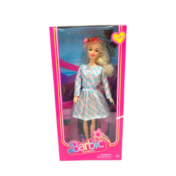 Muñeca flaca articulada c/sombrero