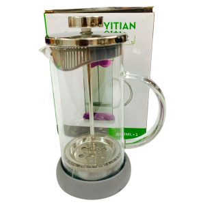 Cafetera c/embolo base silicona 350ml