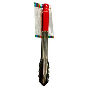 Pinza de acero mango silicona