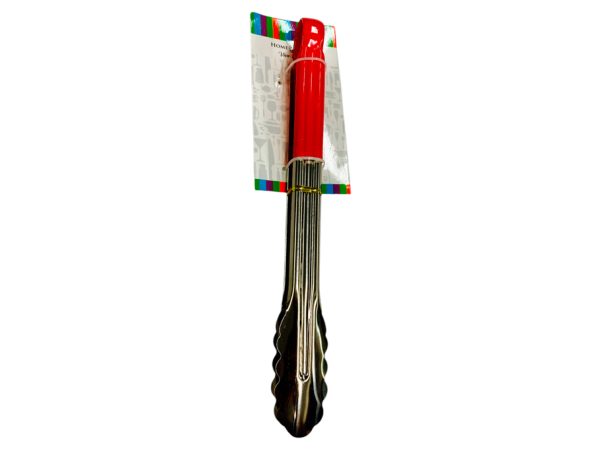 Pinza de acero mango silicona