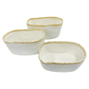 Set x3 canasto rusticos