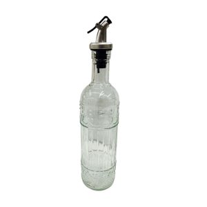 Aceitero De Vidrio Pico De Metal 500ml