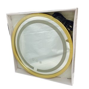 Espejo De Pared 32cm c/Luz Led