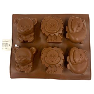 Molde de Silicona para Bombones Animalies