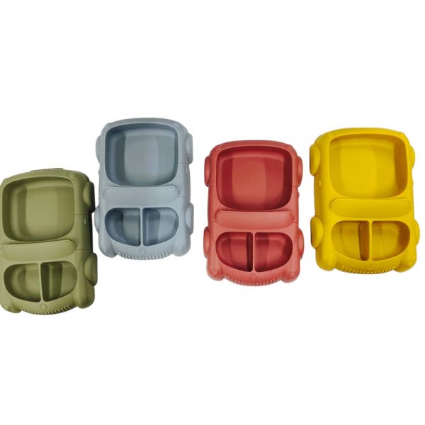 Plato De Silicona x3 Divisiones