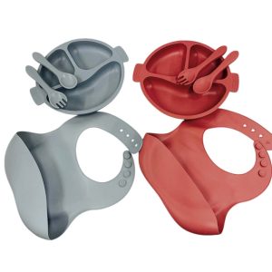 Set De Silicona P/Bebe X3pzas