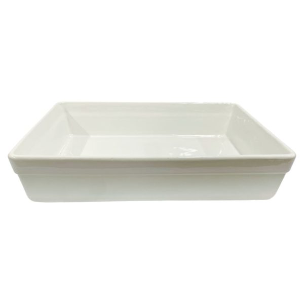 Fuente Ceramica ectangular 27cm
