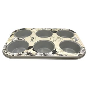 Molde de teflon p/mouffins x6