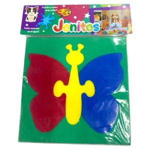 Rompecabeza Mariposa En Goma Eva c/ Iman