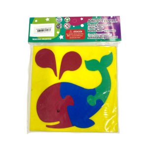 Rompecabeza Ballena En Goma Eva