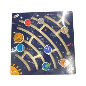 Juego de laberinto en madera