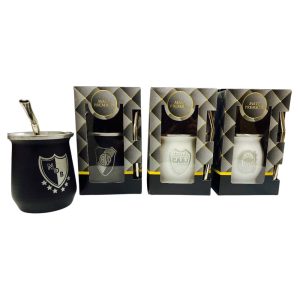 Mate Premium De Acero c/Bombilla En Estuche
