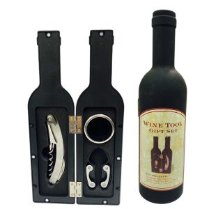 Set De Vino x3 Botella Vintage