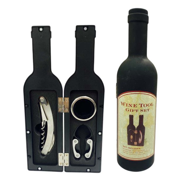 Set De Vino x3 Botella Vintage