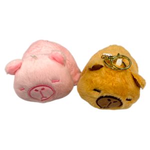 Llavero de peluche de capibara