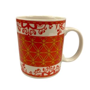 Jarro mug ceramico decorado