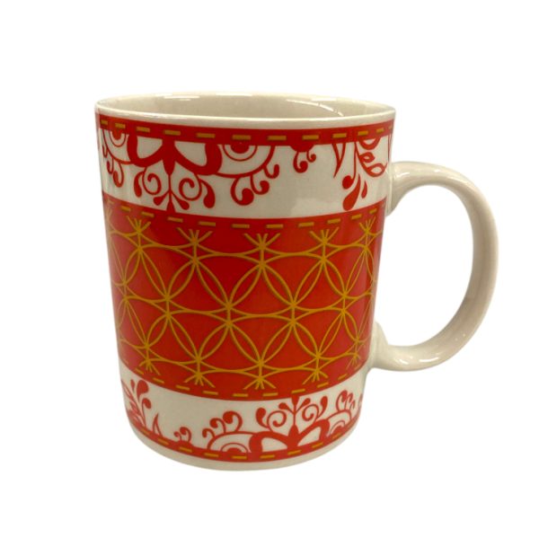 Jarro mug ceramico decorado