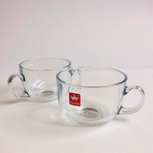 Set x2 tazas de vidrio doble pared 450ml