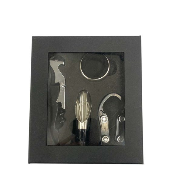 Set De Vino x4 Caja Visor