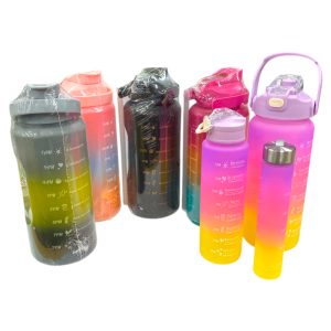 Botellas x3 motivacionales tornasoladas