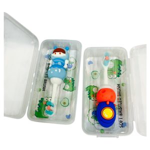 Cepillo de dientes infantil en estuche