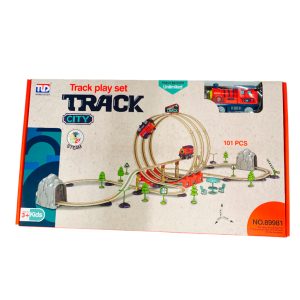 Pista de tren p/armar 101 pzas