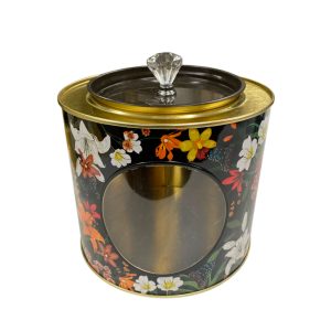 Lata cookies c/visor tapon diamante