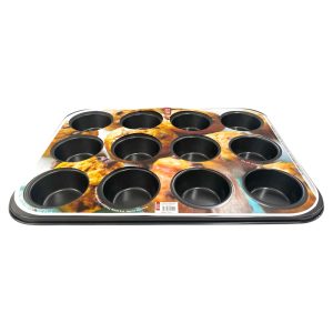 Molde De Teflon p/ Mouffins x 12