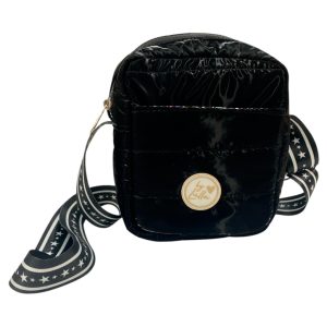 Bandolera matelasse gamuzada