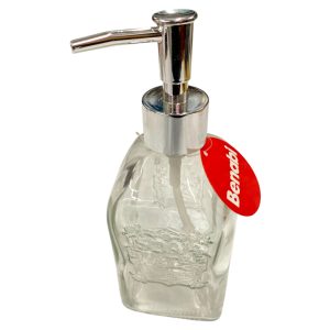 Dispenser de vidrio p/jabon liquido