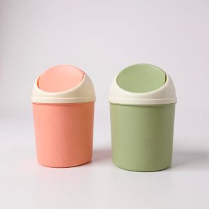 Cestito plastico tapa vaiven