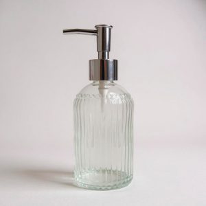 Dispenser de vidrio para jabon liquido
