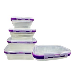 Hermeticos plegables de silicona x4