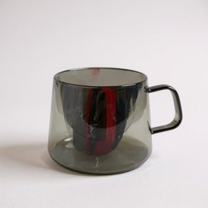 Taza doble pared de vidrio 120cc