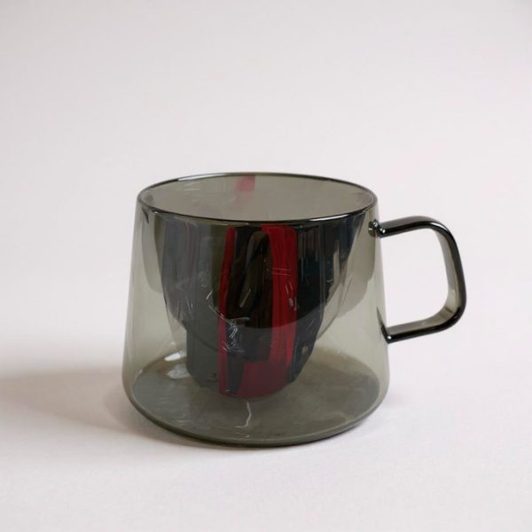Taza doble pared de vidrio 120cc