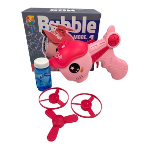 Pistola lanza burbujas